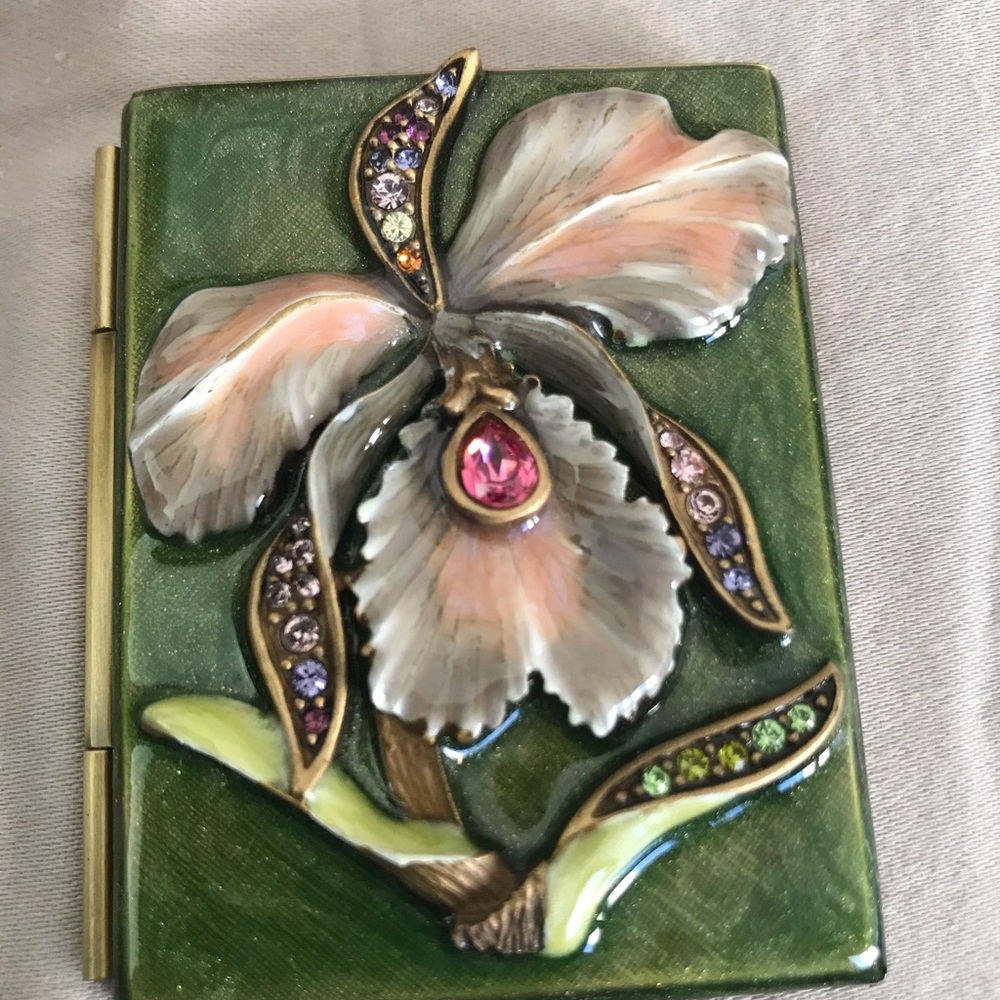 Jay Strongwater dual frame Swarovski crystal